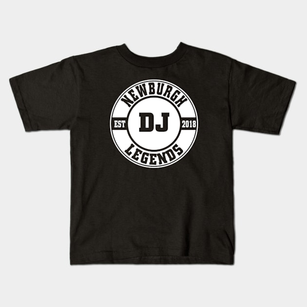 NB legends circle white Kids T-Shirt by Dj Architect